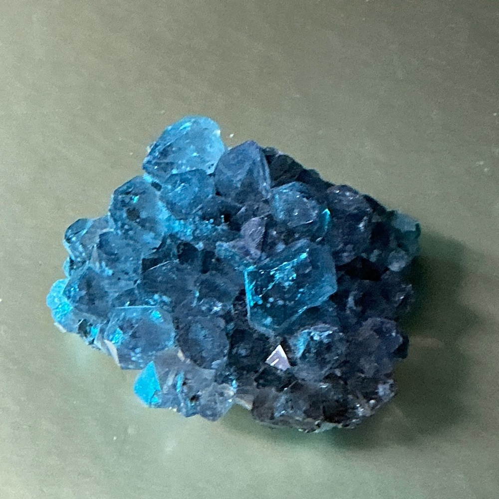 Grey Purple Amethyst Crystal Cluster Rock